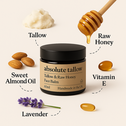Tallow Raw Honey Face Balm