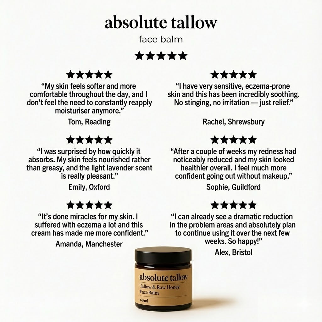 Whipped Tallow & Honey Face Balm