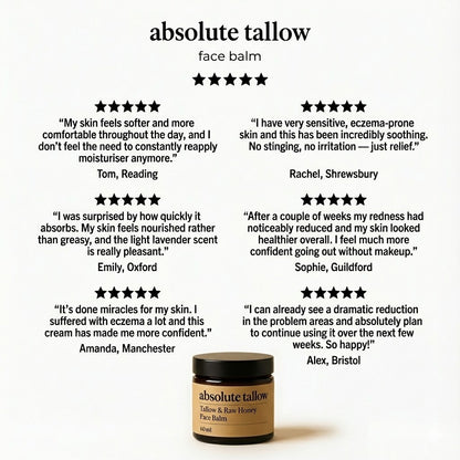 Whipped Tallow & Honey Face Balm